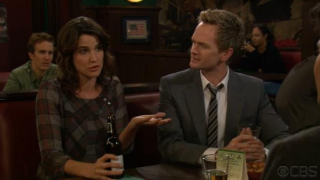 Robin and Barney at the Bar