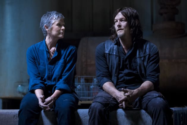 Carol and Pookie - The Walking Dead Season 9 Episode 1