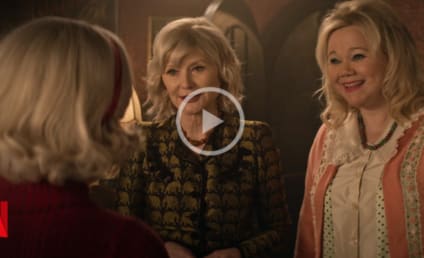 Netflix's Sabrina Meets the Original Aunts Hilda and Zelda in Epic Crossover Video