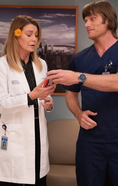 Grey s Anatomy The Link Meredith DeLuca Love Triangle Is The