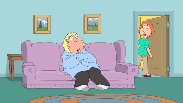 Chris In Blue - Family Guy Season 16 Episode 10