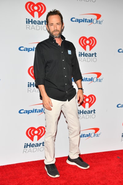 Luke Perry Attends iHeartRadio Music Festival Event