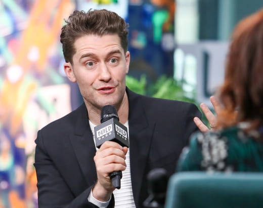 Matthew Morrison visits BUILD at Build Studio on March 12, 2020 in New York City. 
