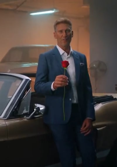 Gerry com uma rosa - o bacharel