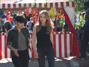 Audrey and Emma at the Carnival - Scream