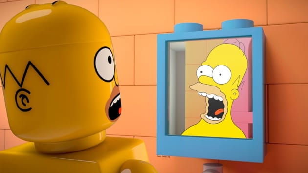 Homer as a LEGO