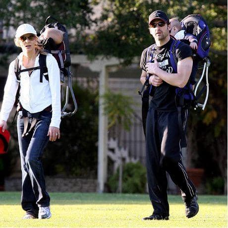 Patrick Jillian Dempsey Take The Twins For A Walk Tv Fanatic