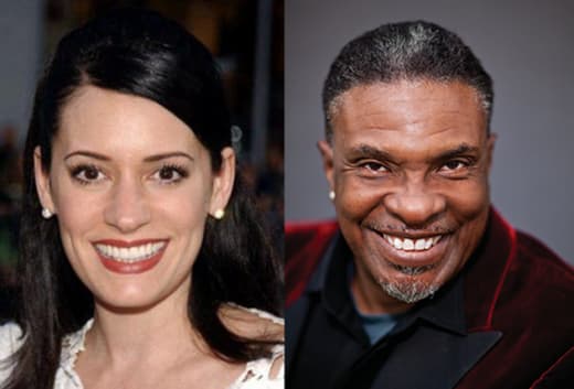 Paget Brewster and Keith David Pic
