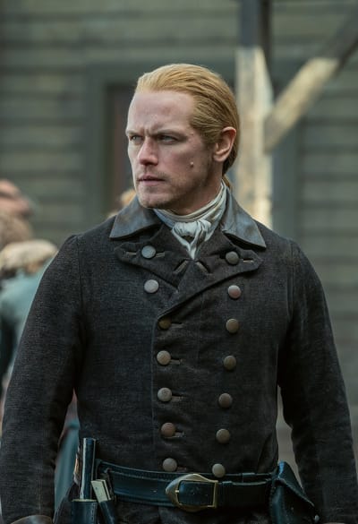 Sam Heughan as Jamie Fraser in Season 7 - Outlander