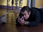 Raylan On The Floor With His Gun
