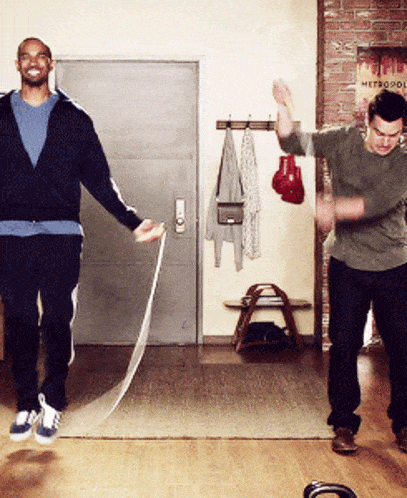 Coach and Nick - New Girl