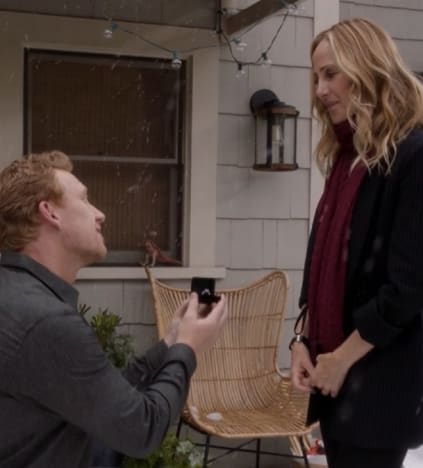 Owen Proposes to Teddy