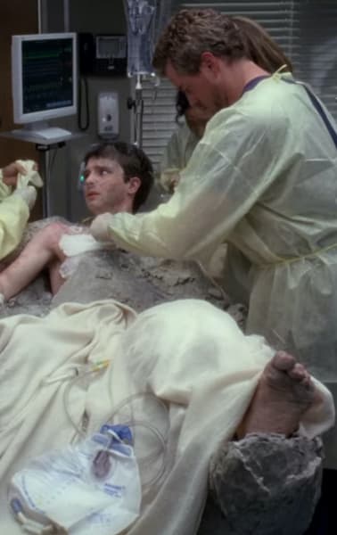 Stuck In Cement - Grey's Anatomy Season 4 Episode 16