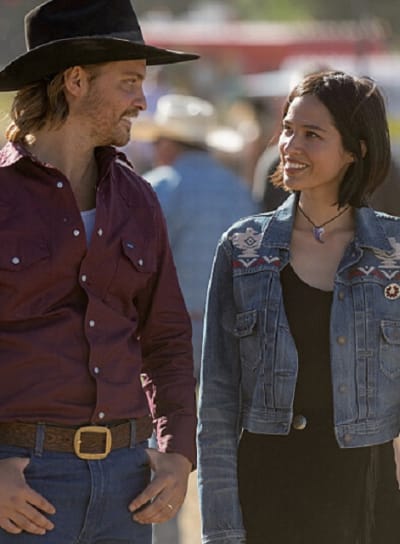 Kayce and Monica Enjoy Time Together - Yellowstone Season 5 Episode 7