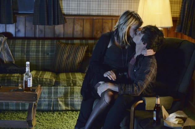 Caleb Grabs Hanna's Leg