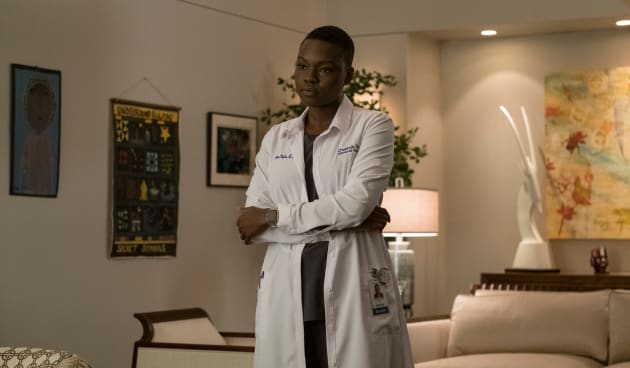 Resting Mina Face - The Resident Season 1 Episode 11