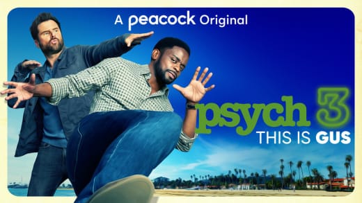 Psych 3: This Is Gus Peacock Key Art