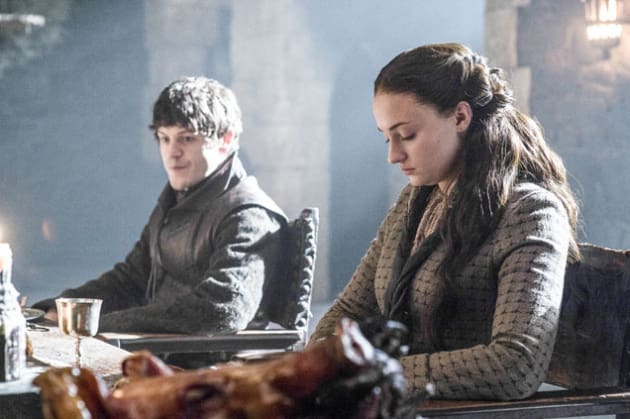 Ramsay and Sansa Dine Together - Game of Thrones Season 5 Episode 5