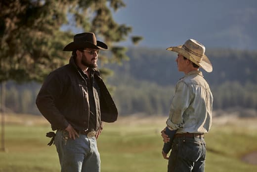 Rip and Carter Chat - Yellowstone Season 5 Episode 7
