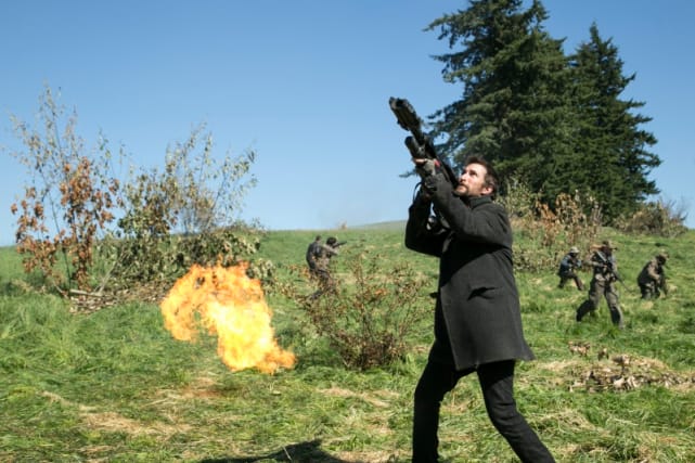Tom Fires Into the Sky