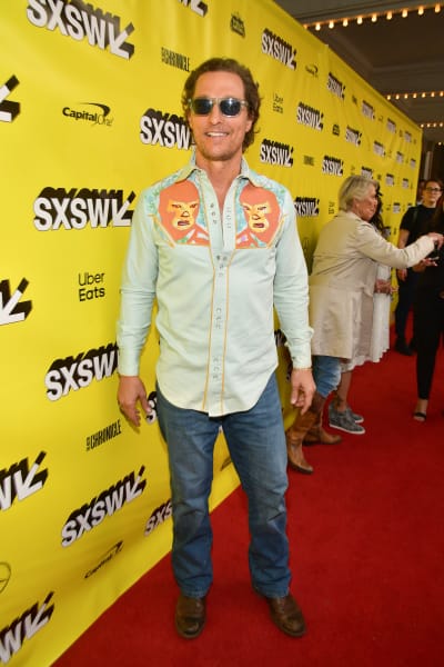 Matthew McConaughey attends the "The Beach Bum" Premiere