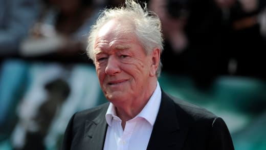 ritish actor Michael Gambon attends the world premiere of Harry Potter and the Deathly Hallows - Part 2 