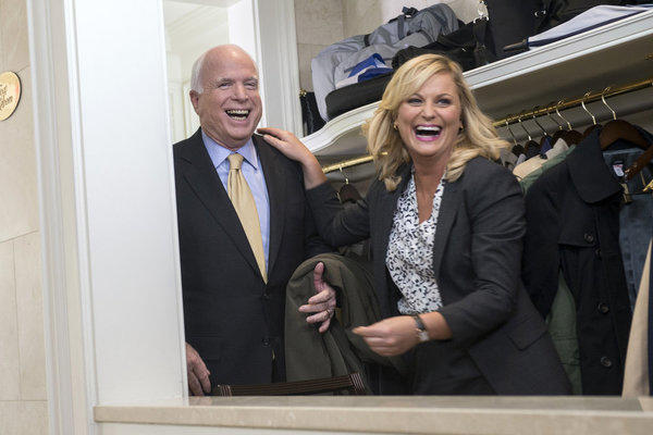 Leslie and Senator McCain