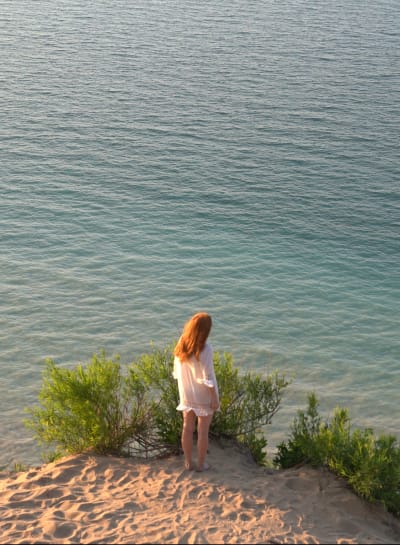 Standing by the Lake