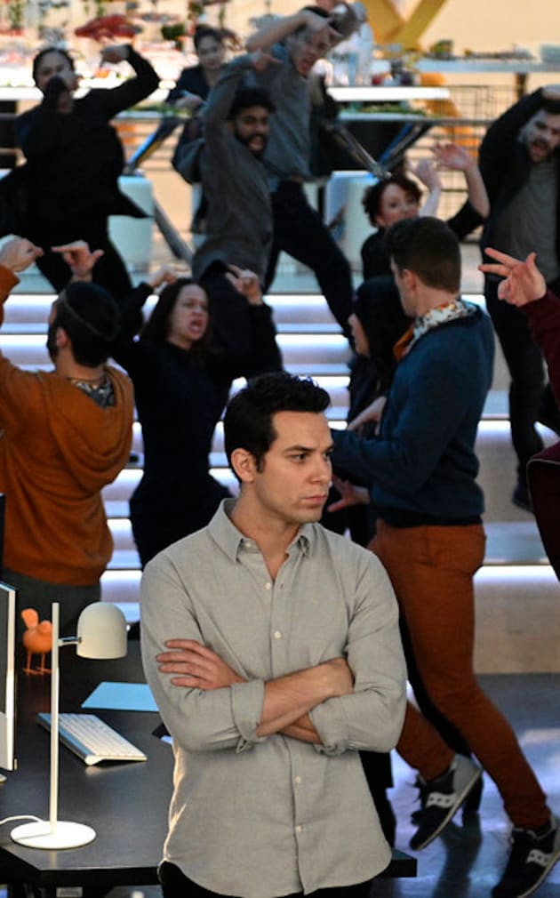 Max and his ensemble - Zoey's Extraordinary Playlist Season 1 Episode 10