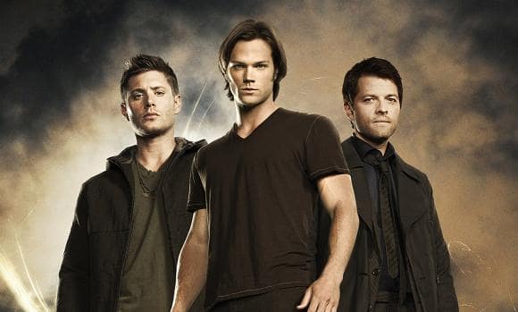 The Winchesters and Castiel on Supernatural