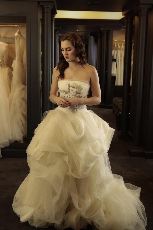 Blair in Her Wedding Dress