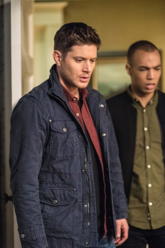 Dean and Max look down - Supernatural Season 12 Episode 20