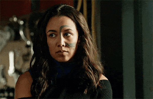Emori in Sanctum With Raven and Murphy - The 100