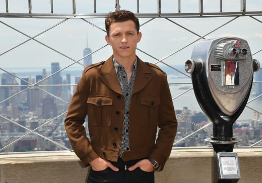 Tom Holland Appears in New York
