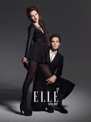 Leighton Meester & Ed Westwick: Hot. As. Elle. - TV Fanatic