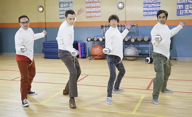 Fencing lessons the big bang theory