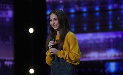 America's Got Talent Sneak Peek: 12-Year-Old Ashley Marina Belts Out Her Original Song