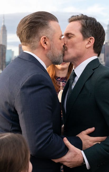 Reunion Kiss -tall - New Amsterdam Season 5 Episode 13
