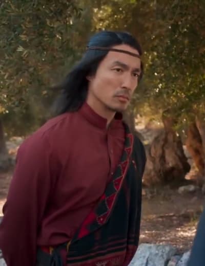 Lan talking with Alanna - The Wheel of Time Season 2 Episode 4