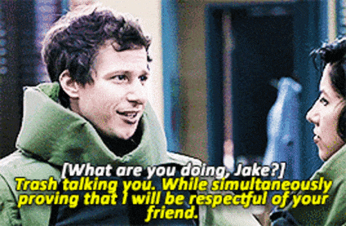 When he was a respectful trash talker