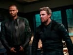 Oliver and Diggle - Arrow Season 8 Episode 2