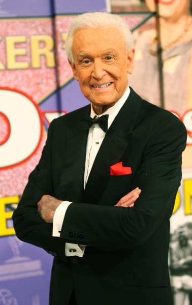 Bob Barker speaks during the tapeing of a final primetime special of 