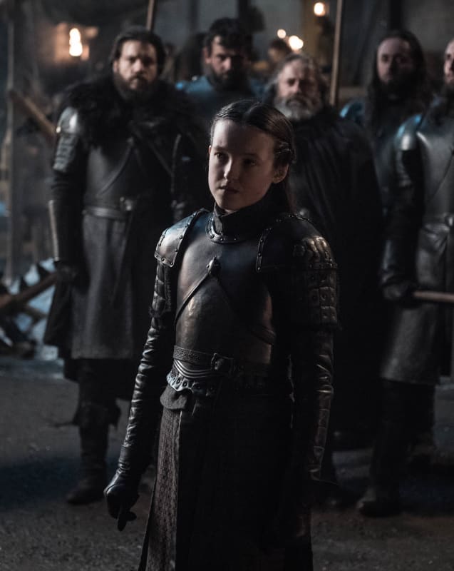 Lyanna Mormont Ready for Battle - Game of Thrones Season 8 Episode 2