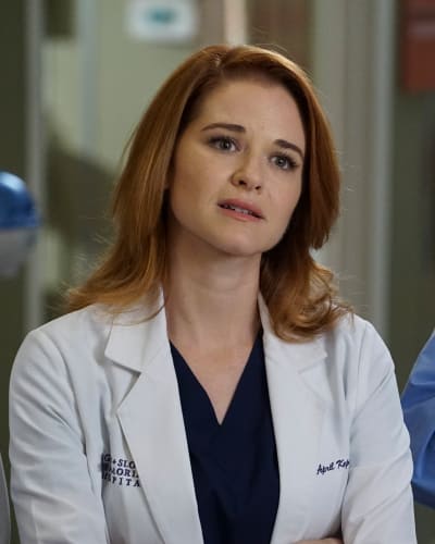 Exasperated April - Grey's Anatomy Season 13 Episode 14