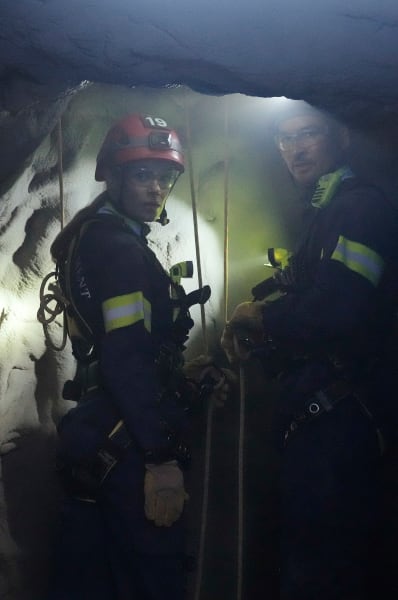 Braving a Cave -tall - Station 19 Season 6 Episode 12