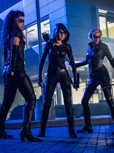 Mia, Laurel, & Dinah - Arrow Season 8 Episode 9