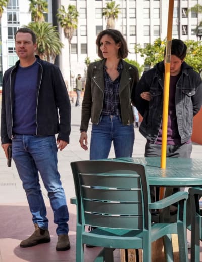 PIcking Up a Suspect - NCIS: Los Angeles Season 11 Episode 18