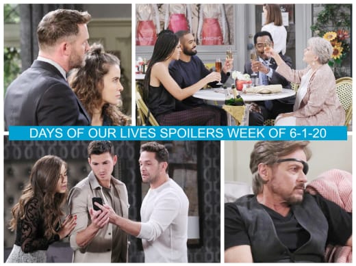Days of Our Lives - Spoilers Week of 6-01-20