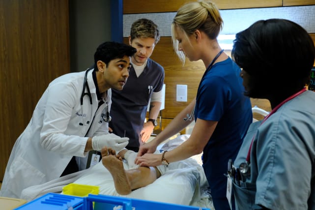 Is this foot made for walking the resident s1e3