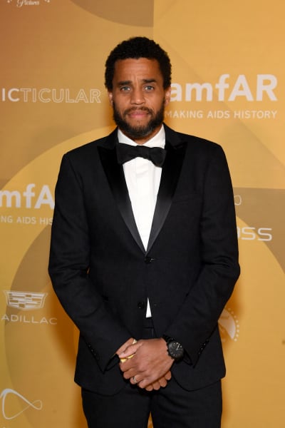 Michael Ealy attends amfAR Gala Los Angeles 2022 at Pacific Design Center
